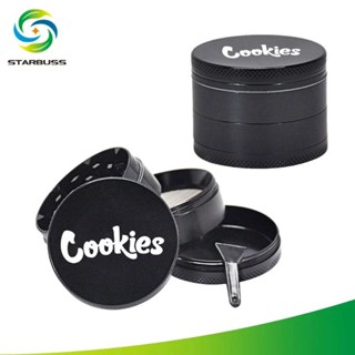 เครื่องบดสมุนไพร  COOKIES 4ชั้น ขนาด50mm  [ Grinder บดมือ ]