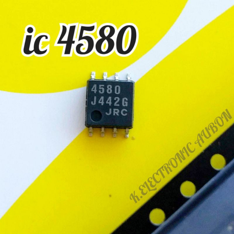 IC4580 JRC4580 NJM4580 icเครื่ยงเสียง ปรี แอมป์ ราคาต่อสินค้า 1 ตัว พร้อมส่ง