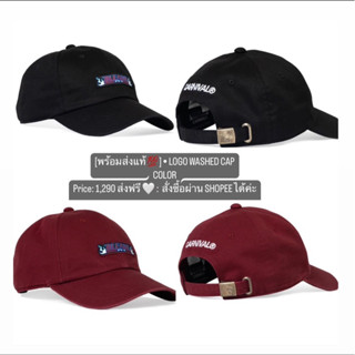 [พร้อมส่งแท้💯] หมวก LOGO WASHED CAP COLOR