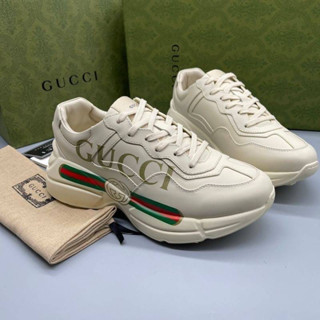 รองเท้าผ้าใบ Gucci งานเกรดดีที่สุดเทียบแท้ทั้งหนังและน้ำหนักรองเท้า