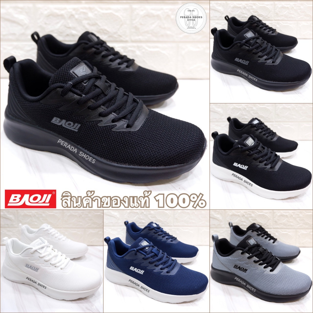 sale 499 บาท Baoji แท้💯% พร้อมส่ง รองเท้าผ้าใบรุ่น BJM777 ไซส์ 41-45