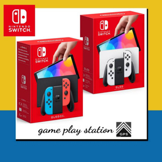 nintendo switch เครื่อง oled model ( english asia ) neon / white / ประกันร้าน 1 ปี