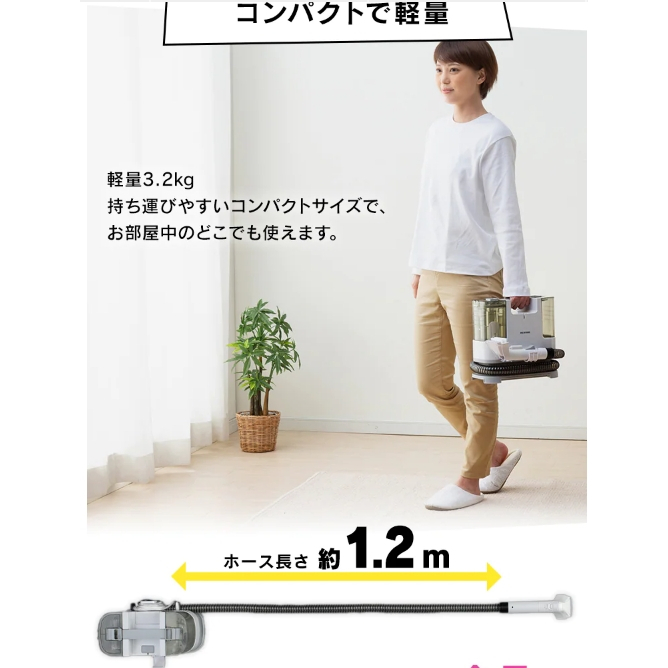 ( มี stock พร้อมส่ง )เครื่องขจัดคราบอเนกประสงค์ IRIS OHYAMA RNS-P10 - รูปที่ 5