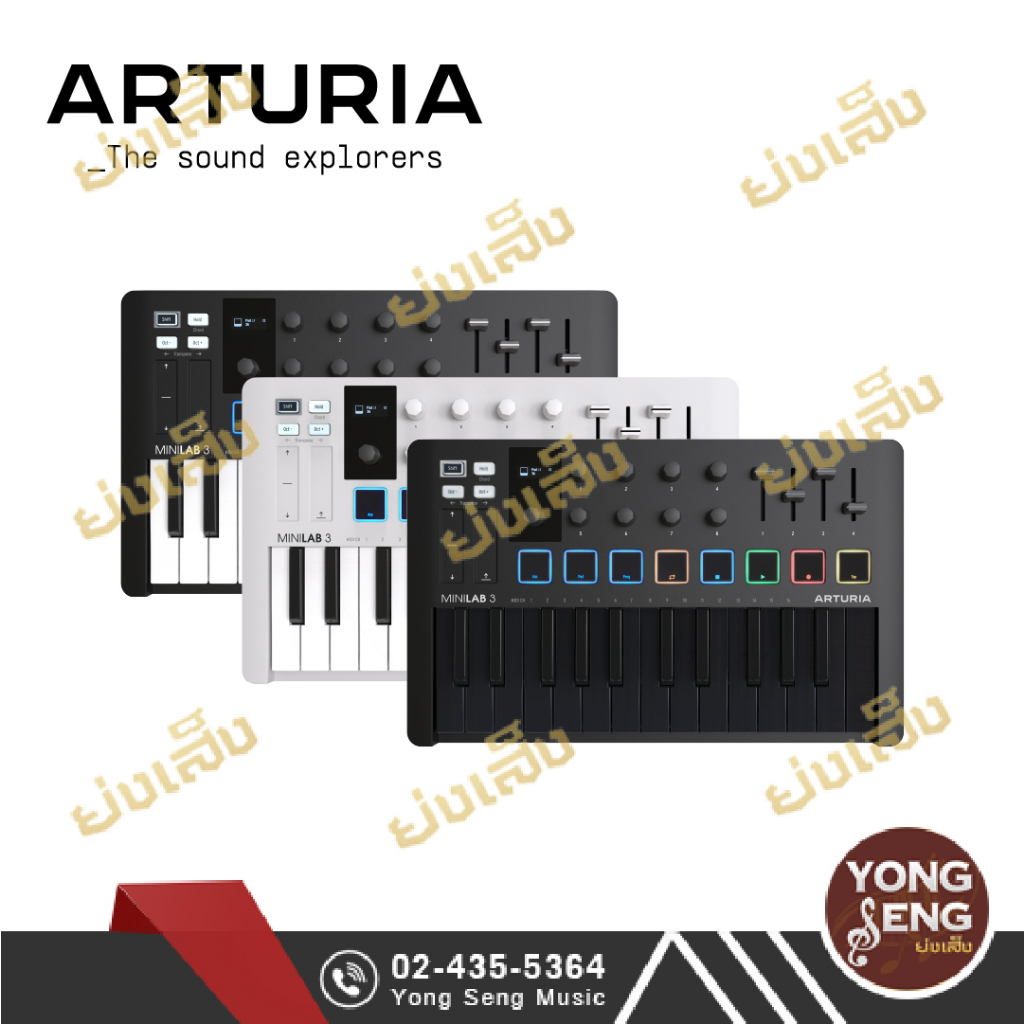 Arturia MiniLAB 3 MIDI Controller (Yong Seng Music)