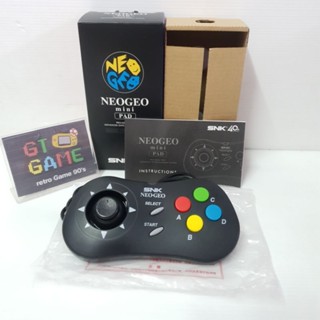 SNK NEGEO MINI PAD BOXED 🕹 98%🎮 Black Colors 🇯🇵 Japan งานกล่องจอย 🤩 นีโอจีโอมินิแพด 🎮