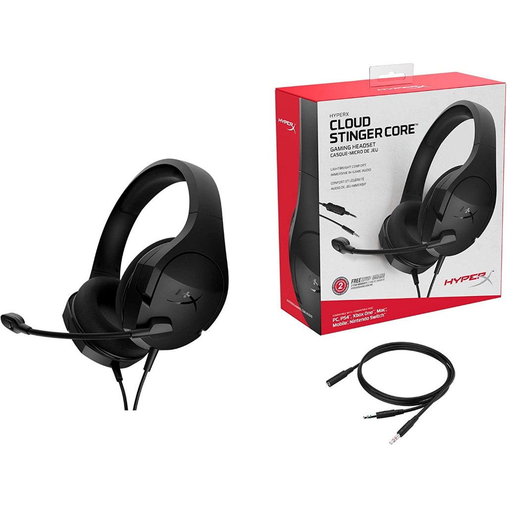 HyperX Cloud Stinger Core - Gaming headset for PC, PlayStation 4/5, Xbox One, Xbox หูฟัง