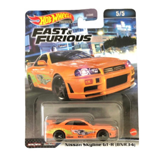 Hot Wheels Fast &amp; Furious Premium Nissan Skyline GT-R (BNR34)