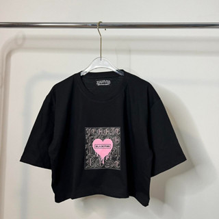 เสื้อครอป รุ่น Blackpink ตะกร้ารวม 4 size