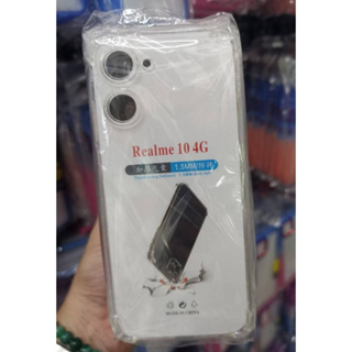 Realme 10 4G CASE TPU ฝาหลังใส กันกระแทก มีปุ่มกันกระแทก ทั้ง 4 มุม มีคลุมกล้อง รุ่นใหม่