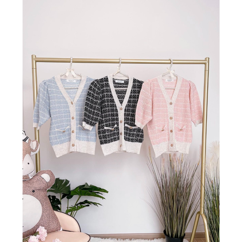 [KOREAN Women Clothes]Gold Puff