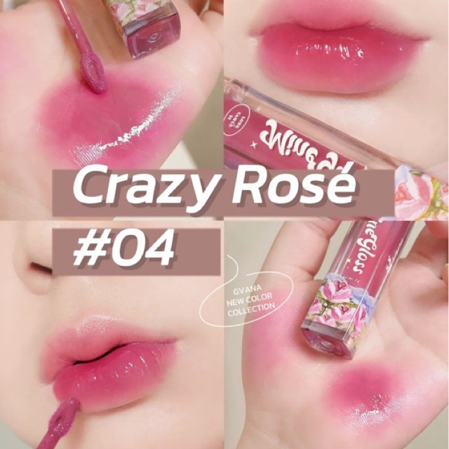 mine gloss 04: Crazy Rose GVANA ลิปทิ้นต์กลอส