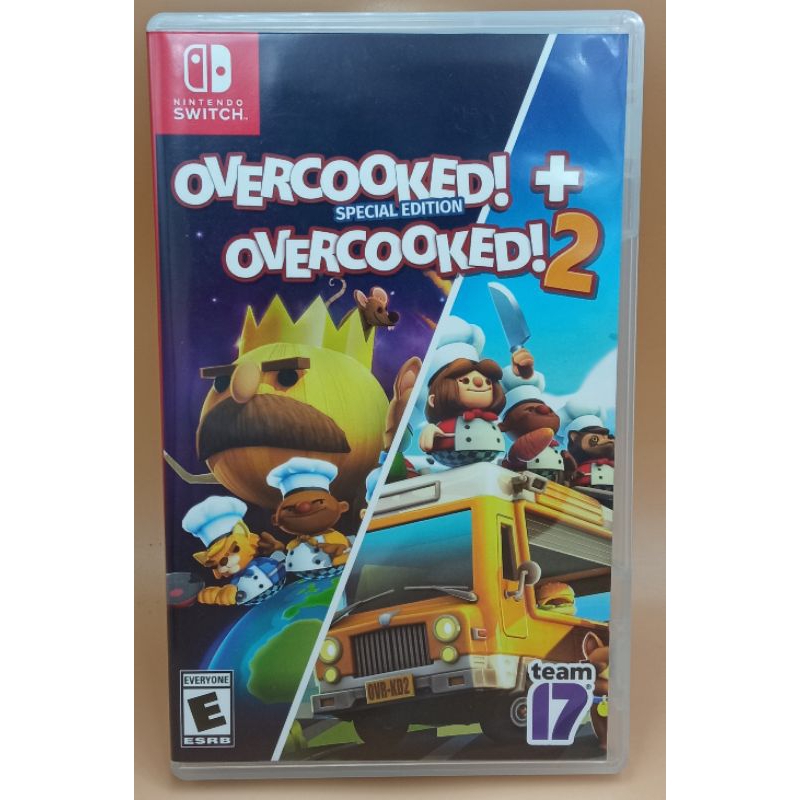 (มือสอง) มือ2 เกม Nintendo Switch : Overcooked 1-2 สภาพดี