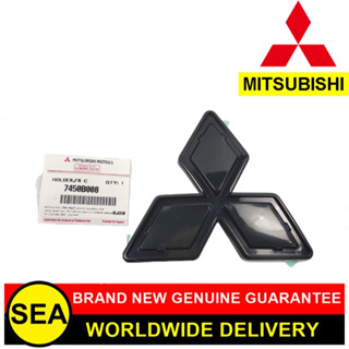 เครื่องหมายติดหน้ากระจัง MITSUBISHI อะไหล่แท้เบิกศูนย์ #7450B008  (1ชิ้น)