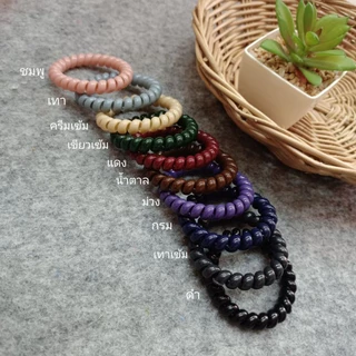 ยางเกียวมัดผม สไตล์เกาหลี รุ่นสีคลาสสิค มี 2size