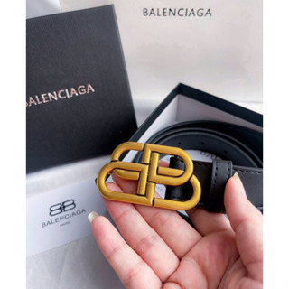 เข็มขัด BALENCIAGA BB ทอง