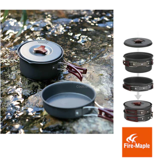 ชุดหม้อ Fire Maple FMC-203 ชุดหม้อสนาม สำหรับ 1-2 คน น้ำหนักเบา เหมาะสำหรับพกพา จัดเก็บง่าย สินค้าส่งจากไทย