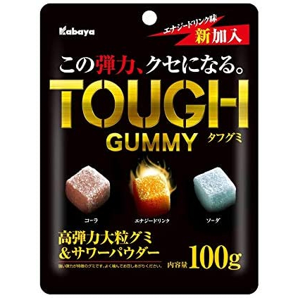 Kabaya Tough Gummy 100 กรัม X 6 ถุง ส่งตรงจากญี่ปุ่