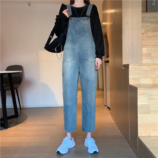 Many Jeans Overalls เอี๊ยมกางเกงยีนส์ขายาวพร้อมส่ง