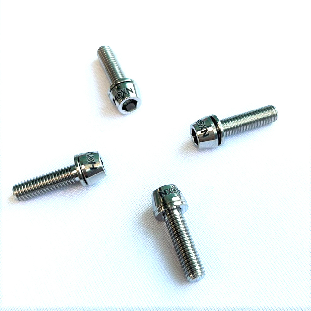 น็อตสกรูไทเทเนียมใส่สเต็มจักรยาน ขนาด M5x18mm Titanium Bolt for bicycle stem จำนวน 1 ตัว - รูปที่ 5