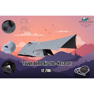 Coleman JP Tough Dome Air 240+ Hexa Set