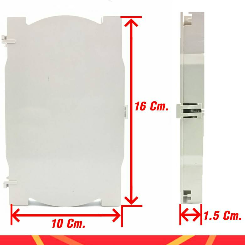 splice tray 12 core ถาดสไปซ์ สาย ไฟเบอร์ ออฟ ติก ถาดเก็บสายรอยต่อจุด Splice FTTH FTTX 12core 24 core - รูปที่ 2
