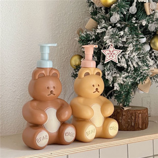 พร้อมส่ง🧸ขวดสบู่ ขวดปั๊ม ขวดใส่เจล ขวดน้องหมี ขวดรูปหมี น่ารักมาก โมเดล ของขวัญ ขวดน่ารักๆ น้องหมีตกแต่งบ้าน