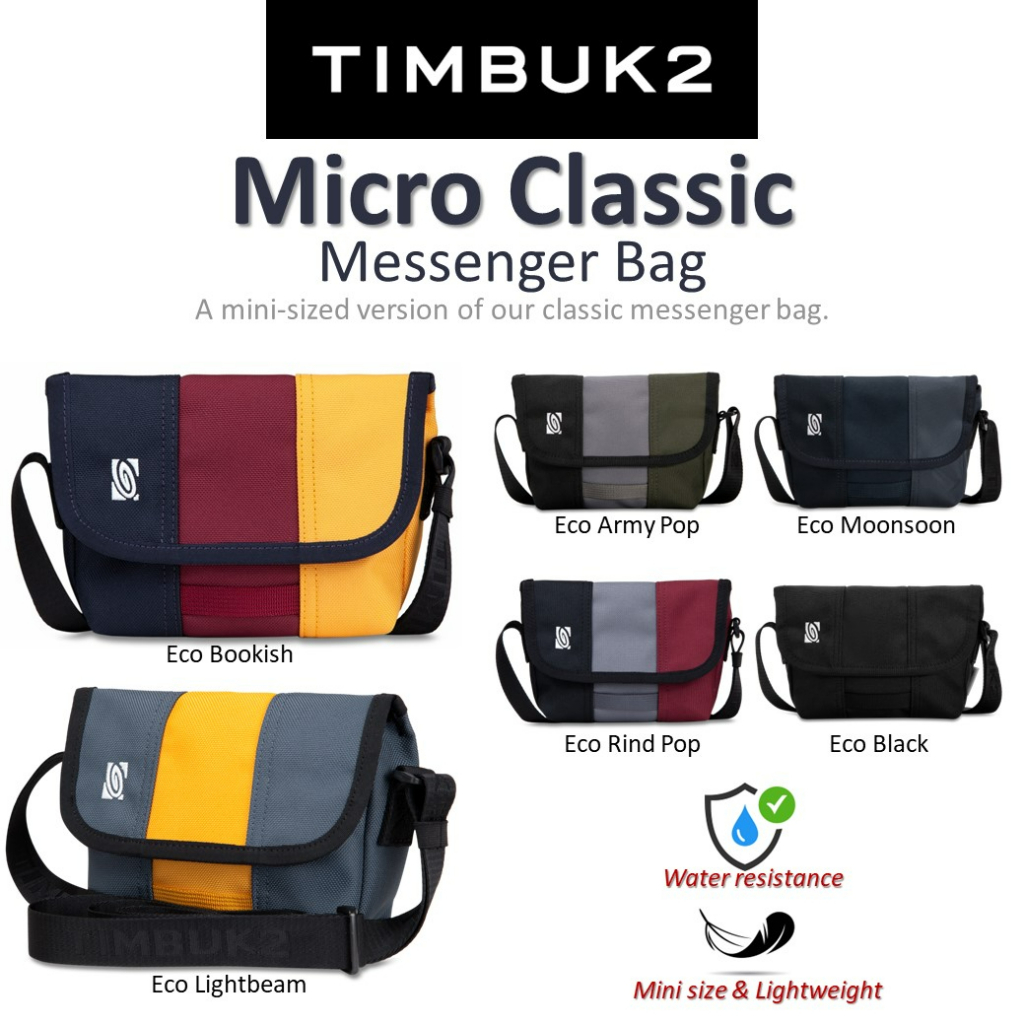Timbuk2 Micro Classic Messenger Bag (1107-1) | กระเป๋าสะพายข้าง ไมโคร คลาสสิกแมสเซนเจอร์