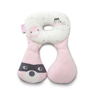 KUKU DUCKBILL 3D BREATHABLE BABY NECK PILLOW PINK หมอนสำหรับเด็กสีชมพู