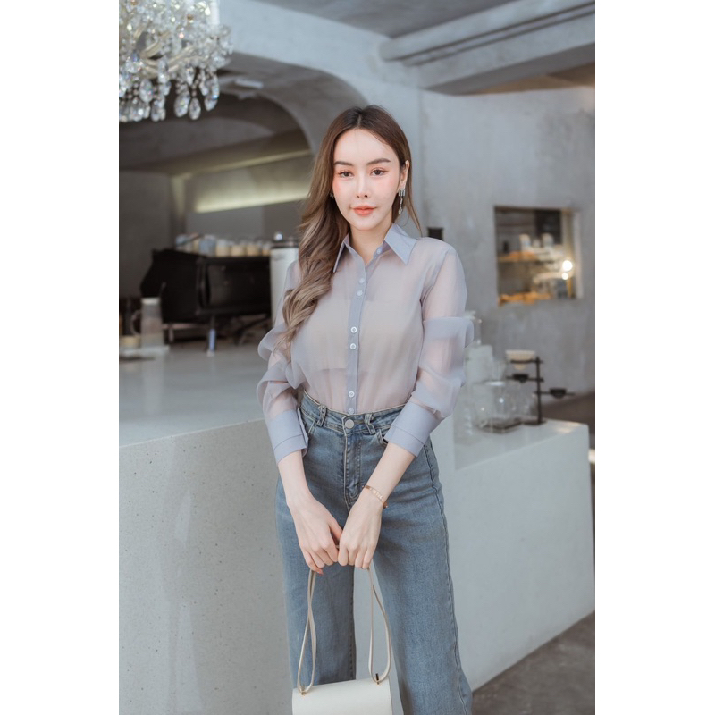 🧶🔥🔥เชิ้ตลุคแม่อั้ม🔥🔥🧶มีทั้งหมด 8สี🛍️ - รูปที่ 3