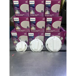 Philips LED Downlight 9W 13W 17W โคมไฟ ดาวน์ไลท์ 4นิ้ว 5นิ้ว 6นิ้ว Panel LED 3แสงในโคมเดียว รุ่น MESON SceneSwitch