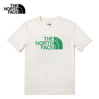 THE NORTH FACE M FOUNDATION LOGO S/S TEE - AP - GARDENIA WHITE เสื้อยืดแขนสั้น เสื้อผ้า เสื้อผ้าผู้ชาย