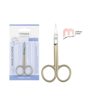 Titania - กรรไกรแต่งเล็บ Nail Scissors สี Gold