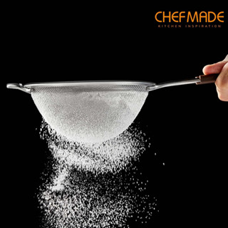 CHEFMADE กระชอนร่อนแป้ง 16cm Stainless Steel Flour Sieve (WK9245)