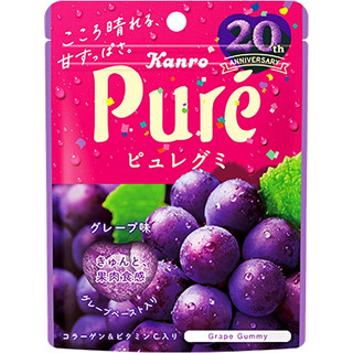 Kanro Pure Gummy Grape 56 กรัม X 6 ถุง ส่งตรงจากญี่ปุ่น