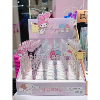 ปากกาเจลหมึกดำ sanrio ลายน่ารัก ปากกา