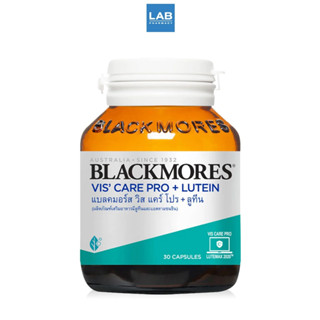 Blackmores Vis’ Care Pro + Lutein 30 Capsules - แบลคมอร์ส วิส แคร์ โปร + ลูทีน ผลิตภัณฑ์เสริมอาหารมี ลูทีน และ แอสตาแซนธิน 30 แคปซูล