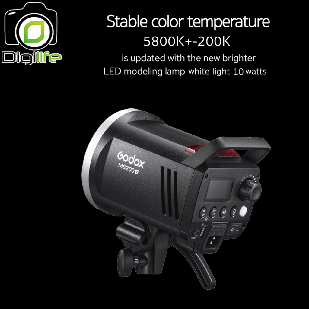 Godox Flash MS200V 200W 5800K Bowen Mount - รับประกันศูนย์ Godox Thailand 3ปี