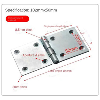 ❖ Cabinet door Hinge galvanized thickened hinge Furniture hinge cabinet door folding table hinge