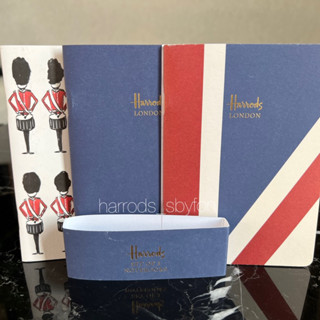 (ลดเพิ่ม10% ทักแชทเพื่อรับโค้ด) Harrods * พร้อมส่ง * สมุดโน๊ตเล่มเล็ก (3เล่ม) ของแท้ 100% จากอังกฤษ🇬🇧