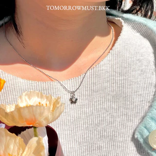 🌸🌼✨ Peony heart necklace สร้อยคอดอกไม้ ✨🌼🌸 N013