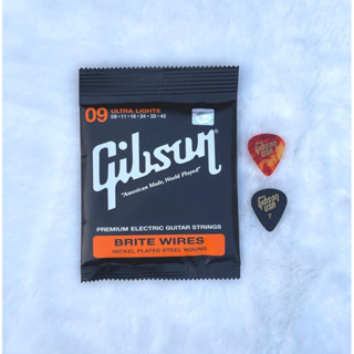 สายกีตาร์ไฟฟ้า Gibson 9/42 ครบชุด 6 เส้น สุดยอดสายกีตาร์ที่ได้รับความนิยมมากที่สุด