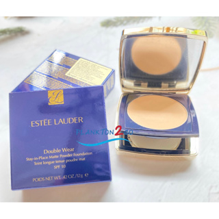 Estee Lauder Double Wear Stay-In-Place Matte Powder Foundation ขนาด 12 gฉลากไทยปี2022 แป้งผสมรองพื้น