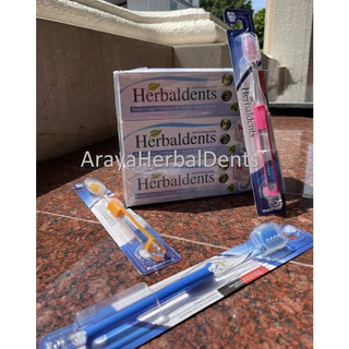 ซื้อ1(120g)แถม3(5g)ยาสีฟันสมุนไพรHERBALDENTS(เฮอร์เบิลเดนท์) ดับกลิ่นปากและอาการเสียวฟัน