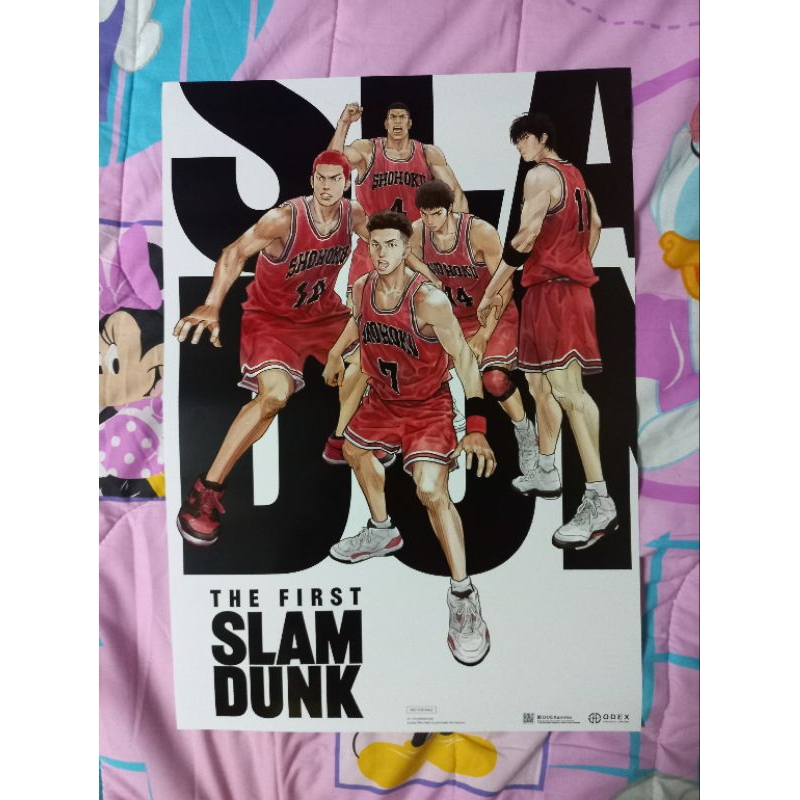 โปสเตอร์ THE FIRST : SLAM DUNK ของแท้ จากโรงหนังเมเจอร์ / เดอะเฟิสต์ สแลมดังก์ POSTER  MOVIE MAJOR
