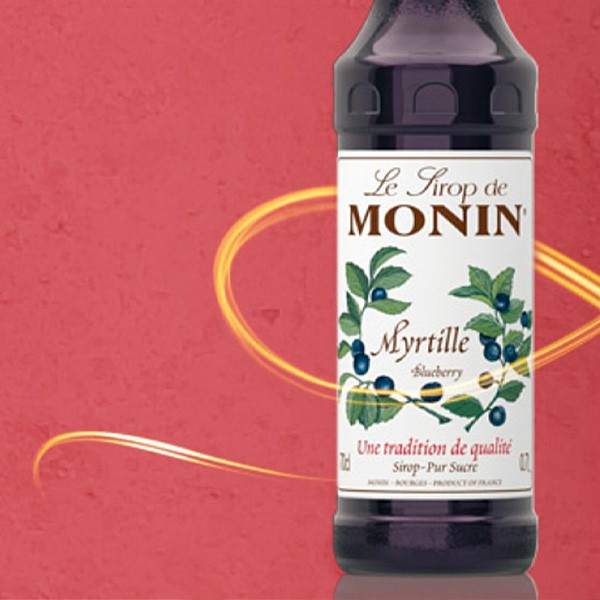 (BHC) น้ำเชื่อม MONIN กลิ่น “Blueberry”  ไซรัปโมนิน ไซรัปบลูเบอร์รี่ (Monin Blueberry Syrup 700 ml.)