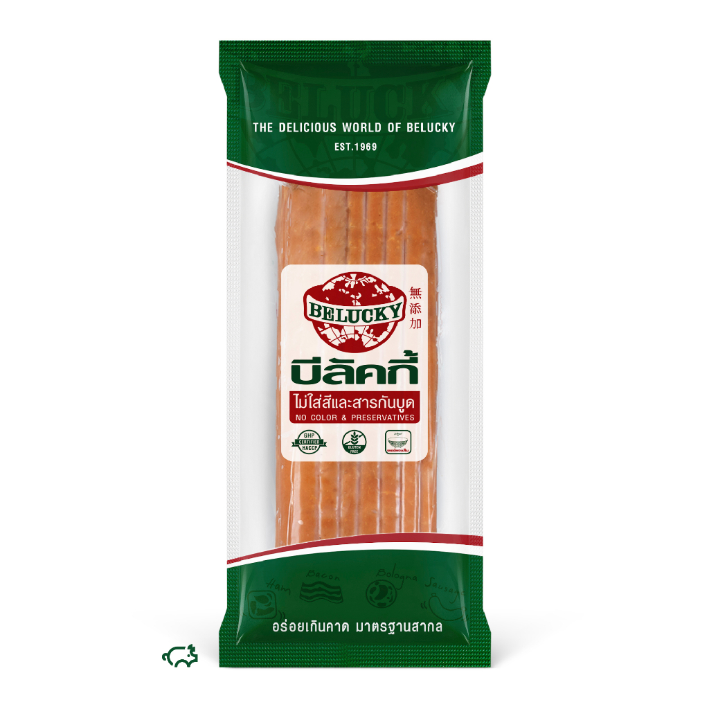 Belucky บีลัคกี้ Smoked Ham สโม๊คแฮม ( 1,000g / Piece 3.4 kg ) - รูปที่ 2