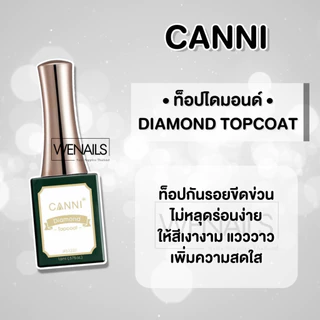 CANNI 16ml เบส ท็อป เบสเจลทาเล็บ ท็อปเจล เคลือบเล็บเจล เบสโค้ท ท็อปโคทเล็บ base coat / top coat สีเล็บเจล