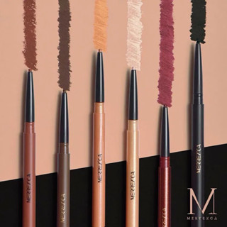 MERREZCA PERFECT SLIM EYE LINER PENCIL เมอร์เรซกา เพอร์เฟค ไลเนอร์ เพ็นซิล อายไลเนอร์ ดินสอเขียนขอบตา หัวเล็ก