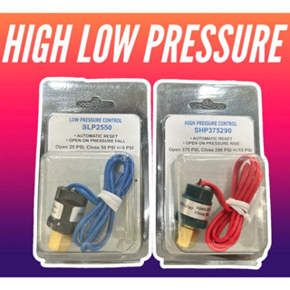 High,Low pressure switch  ไฮ โล เพรสเชอร์สวิท มีสาย