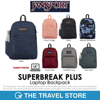 JANSPORT Superbreak Plus Laptop Backpack กระเป๋าเป้ใหญ่ใส่โน๊ตบุ๊ค รุ่นซุปเปอร์เบรคพลัส